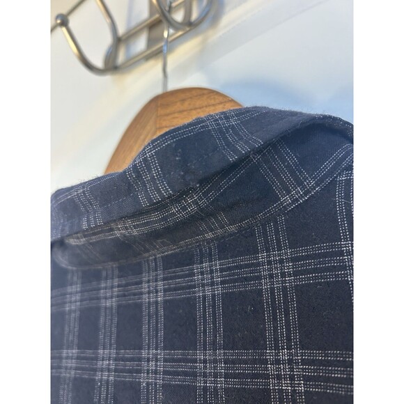 Faconnable Mens Shirt Jacket Extra Large 100% Wool Button Front Shacket Vintage - Picture 10 of 11